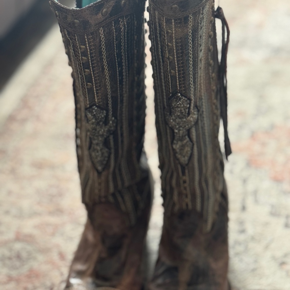 Corral Vintage Teal Cowboy Boots